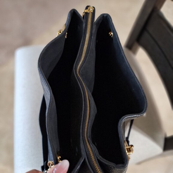 Louis Vuitton Empreinte Noir CA2188 Chain Tote bag with gold chain (authentic) - Picture 3 of 6